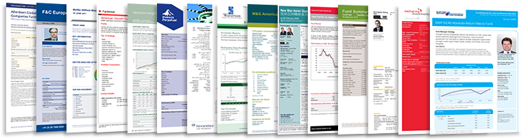 fund fact sheets